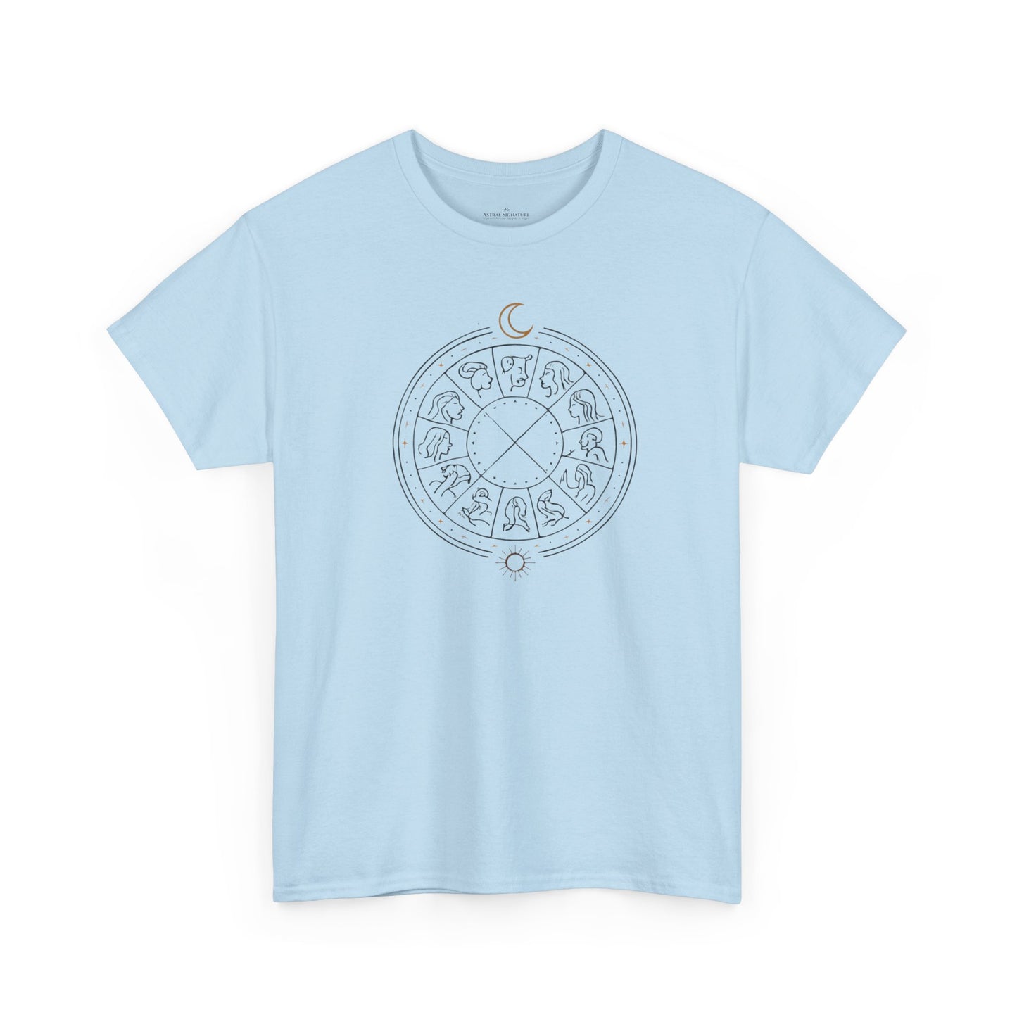 The Zodiac Tee - Unisex Jersey T-Shirt in lighter colors by Astral Signature