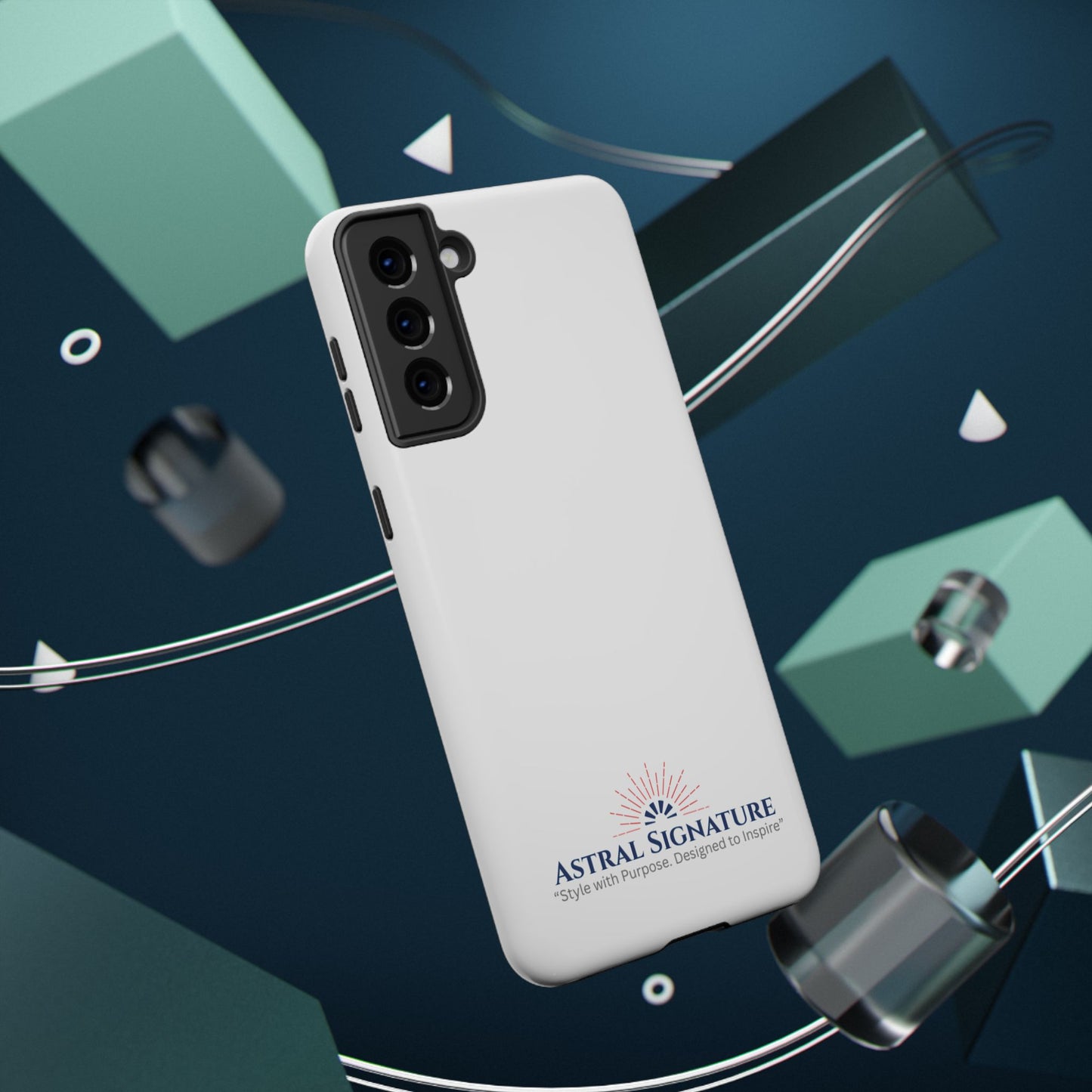 White Phone Case - Impact-Resistant White iPhone & Samsung Galaxy Case by Astral Signature