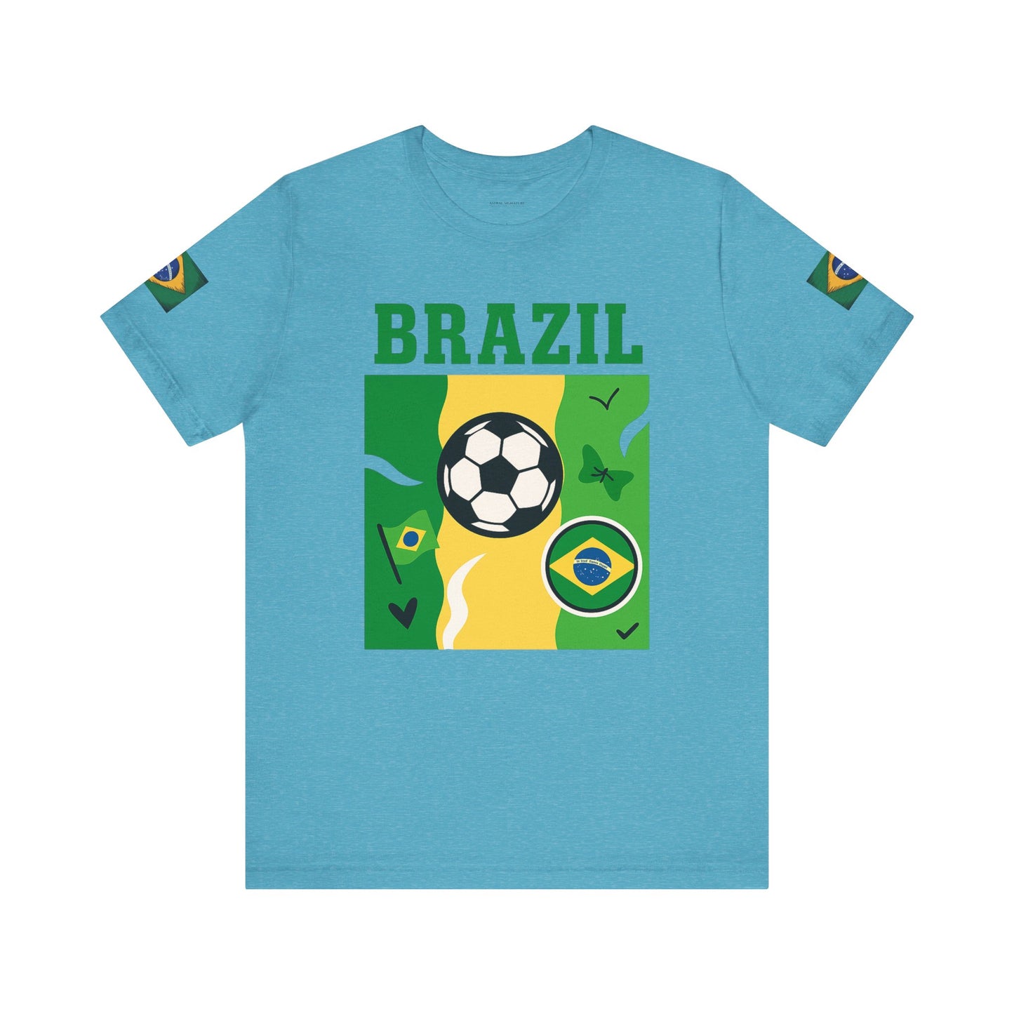 Casual Fashion T-Shirt - GO BRAZIL Team Tee - USA World Cup 2026 Limited Edition