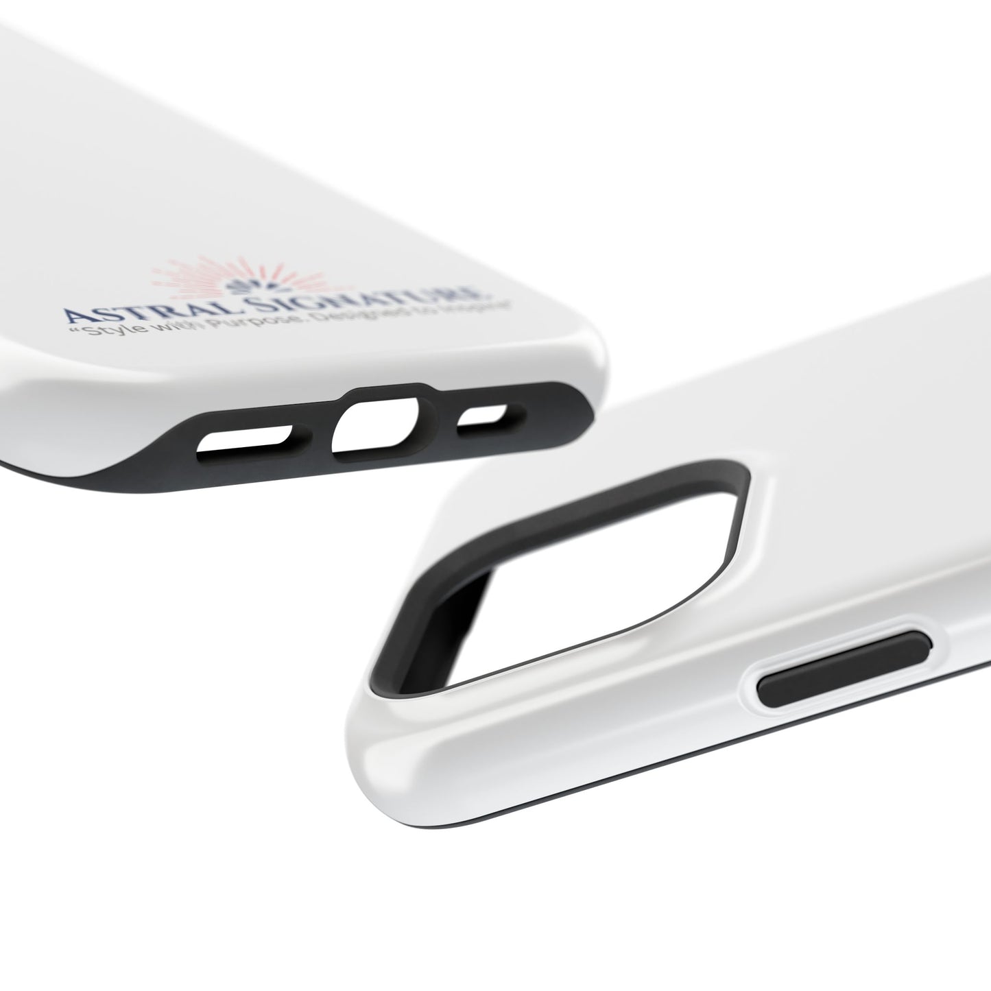 White Phone Case - Impact-Resistant White iPhone & Samsung Galaxy Case by Astral Signature