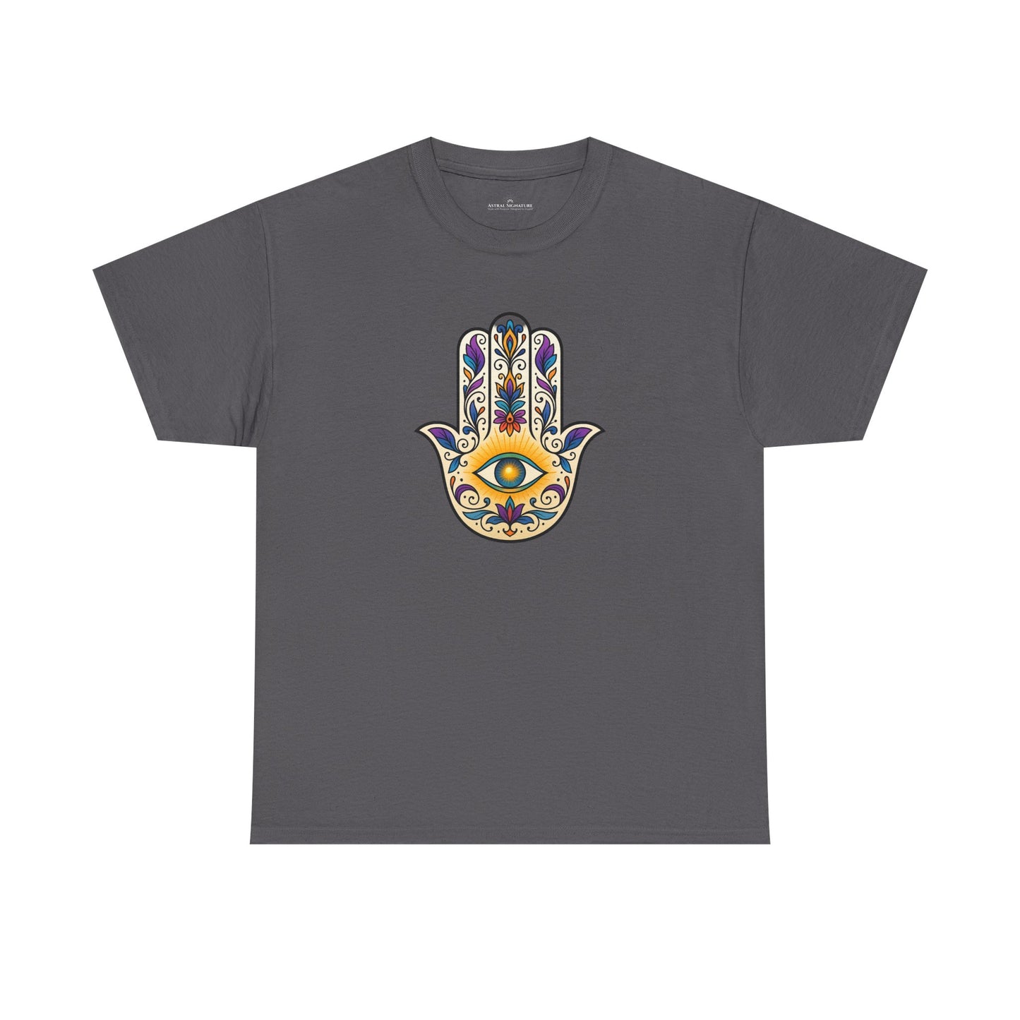 Hamsa Protective Symbol Tee - Astral Signature
