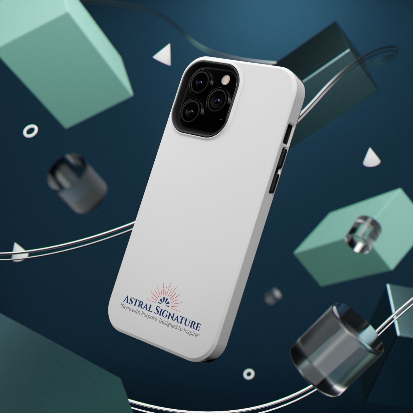 White Phone Case - Impact-Resistant White iPhone & Samsung Galaxy Case by Astral Signature