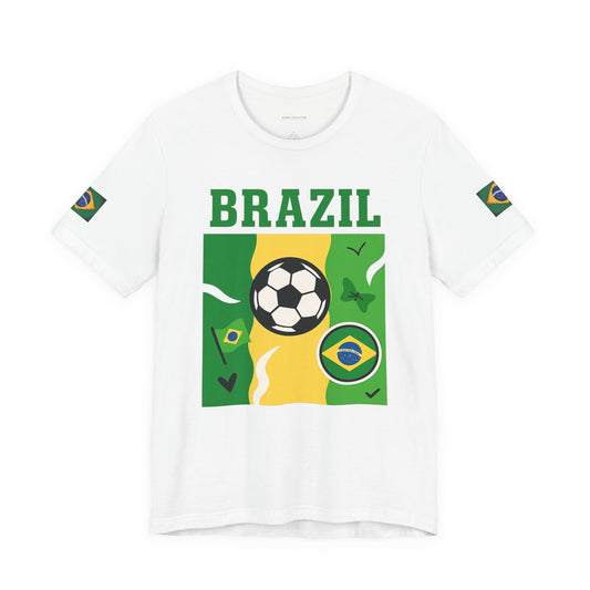 Casual Fashion T-Shirt - GO BRAZIL Team Tee - USA World Cup 2026 Limited Edition