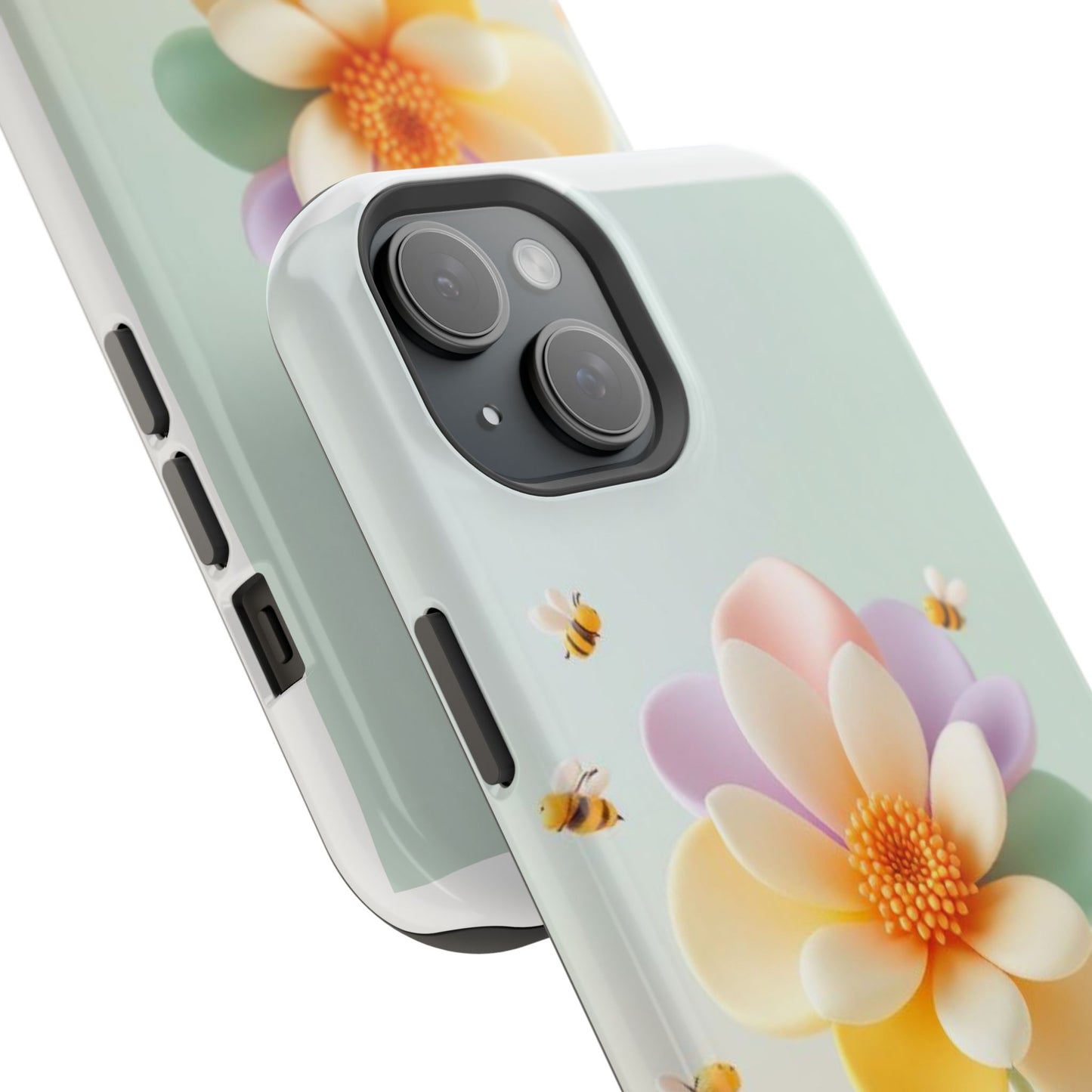Phone Case Impact-Resistant, Calming 3D Flower Phone Case Impact-Resistant Case for Kids and Adults - Astral Signature
