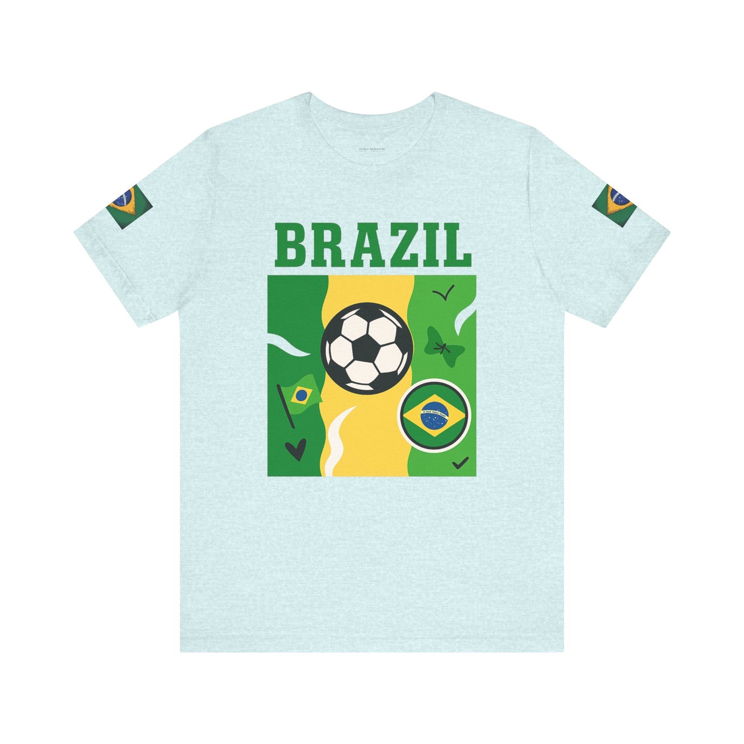 Casual Fashion T-Shirt - GO BRAZIL Team Tee - USA World Cup 2026 Limited Edition