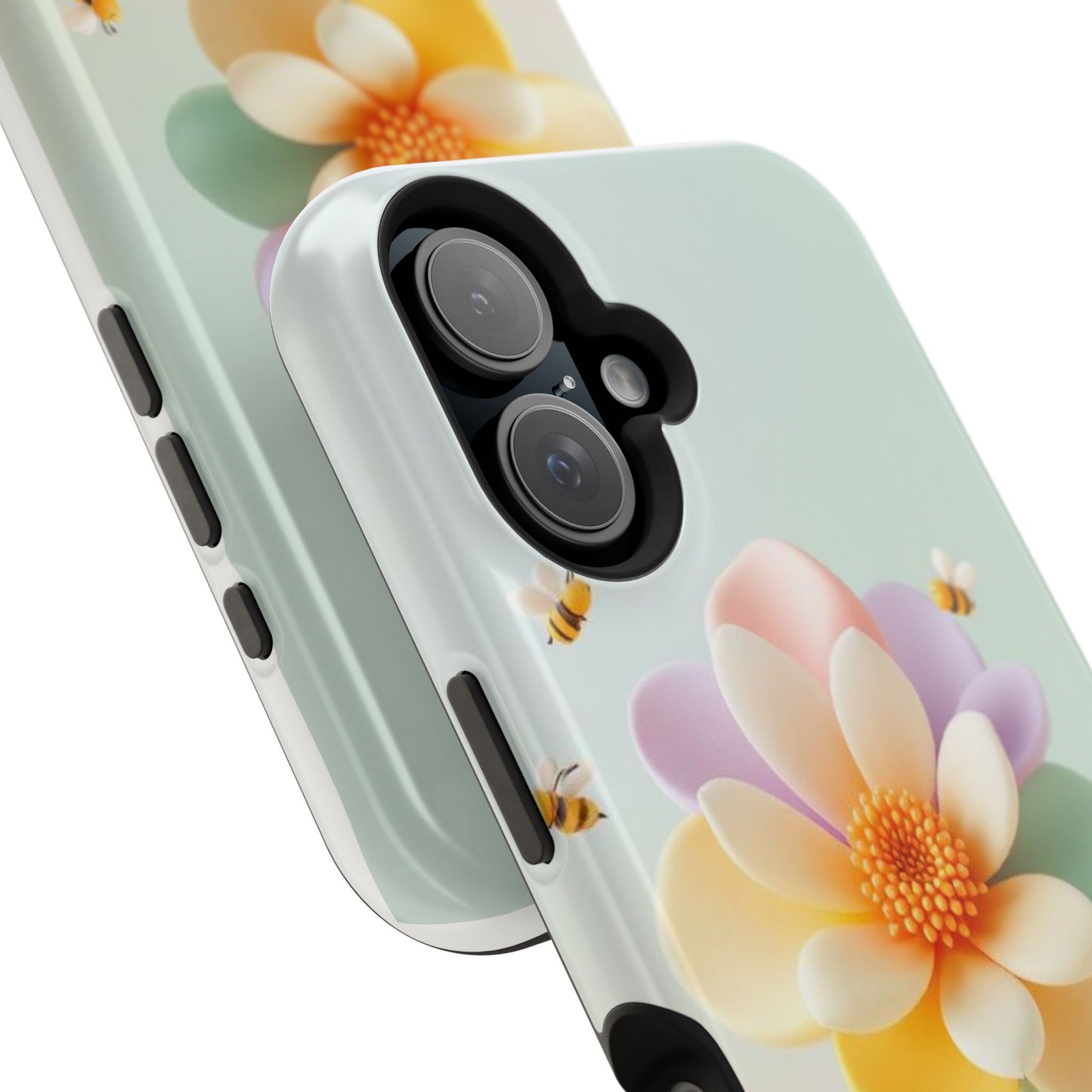 Phone Case Impact-Resistant, Calming 3D Flower Phone Case Impact-Resistant Case for Kids and Adults - Astral Signature
