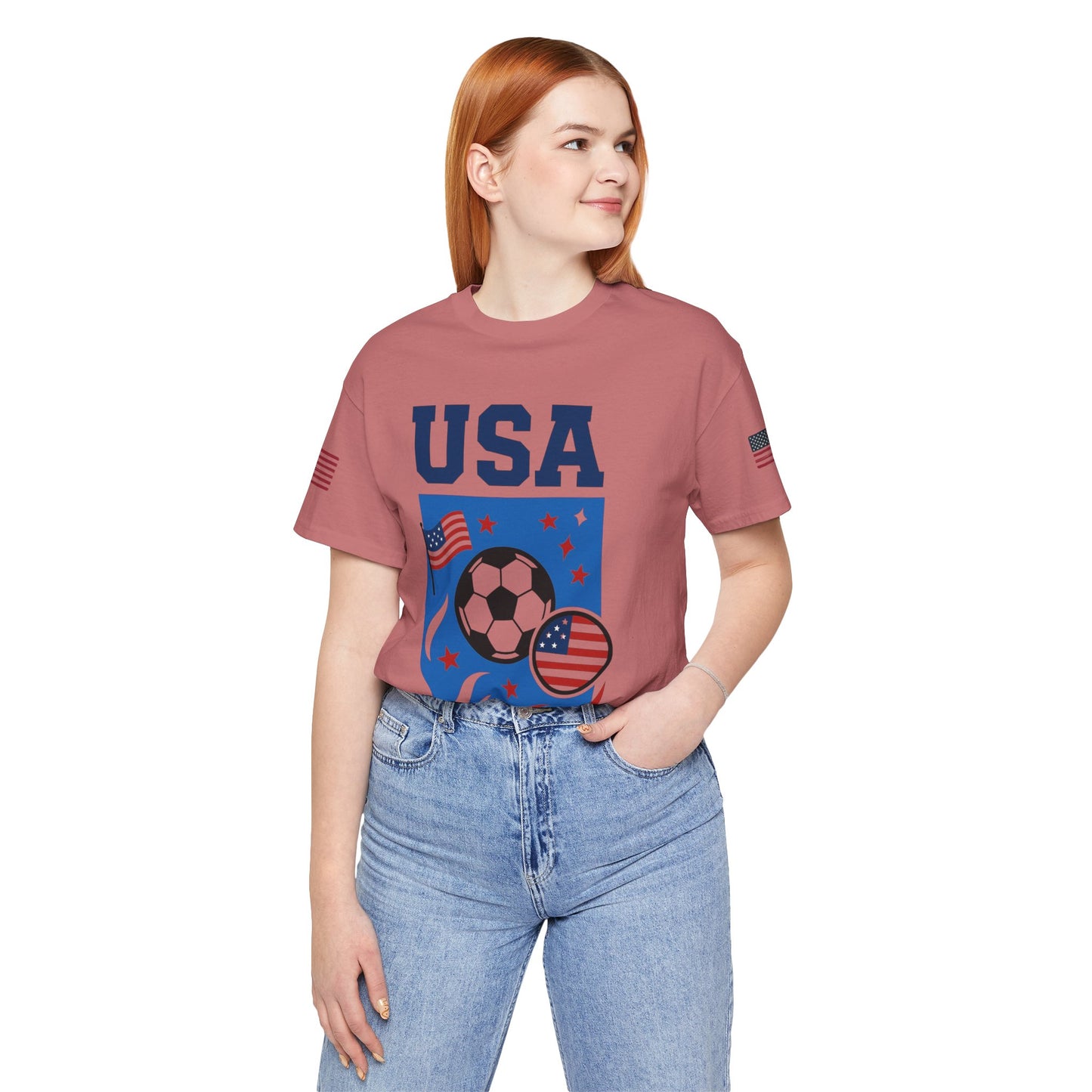 Casual Fashion T-Shirt - GO USA Team Tee, World Cup 2026 Limited Edition