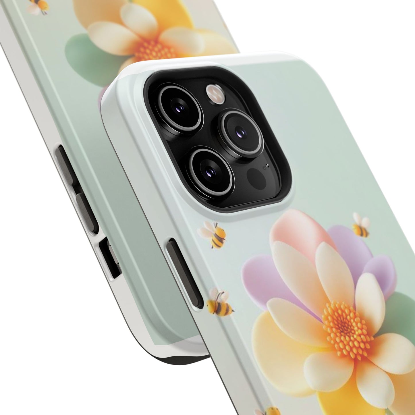 Phone Case Impact-Resistant, Calming 3D Flower Phone Case Impact-Resistant Case for Kids and Adults - Astral Signature