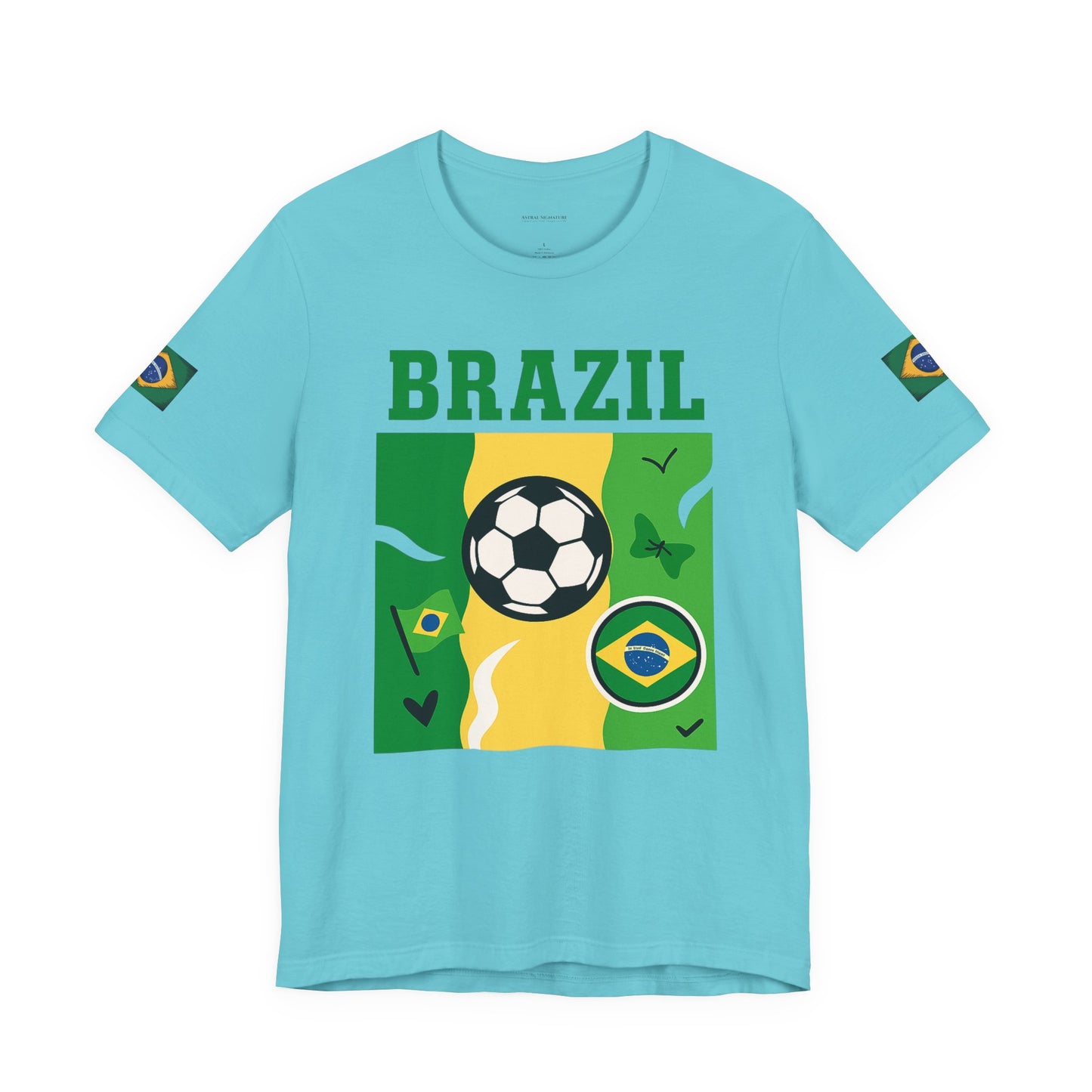 Casual Fashion T-Shirt - GO BRAZIL Team Tee - USA World Cup 2026 Limited Edition