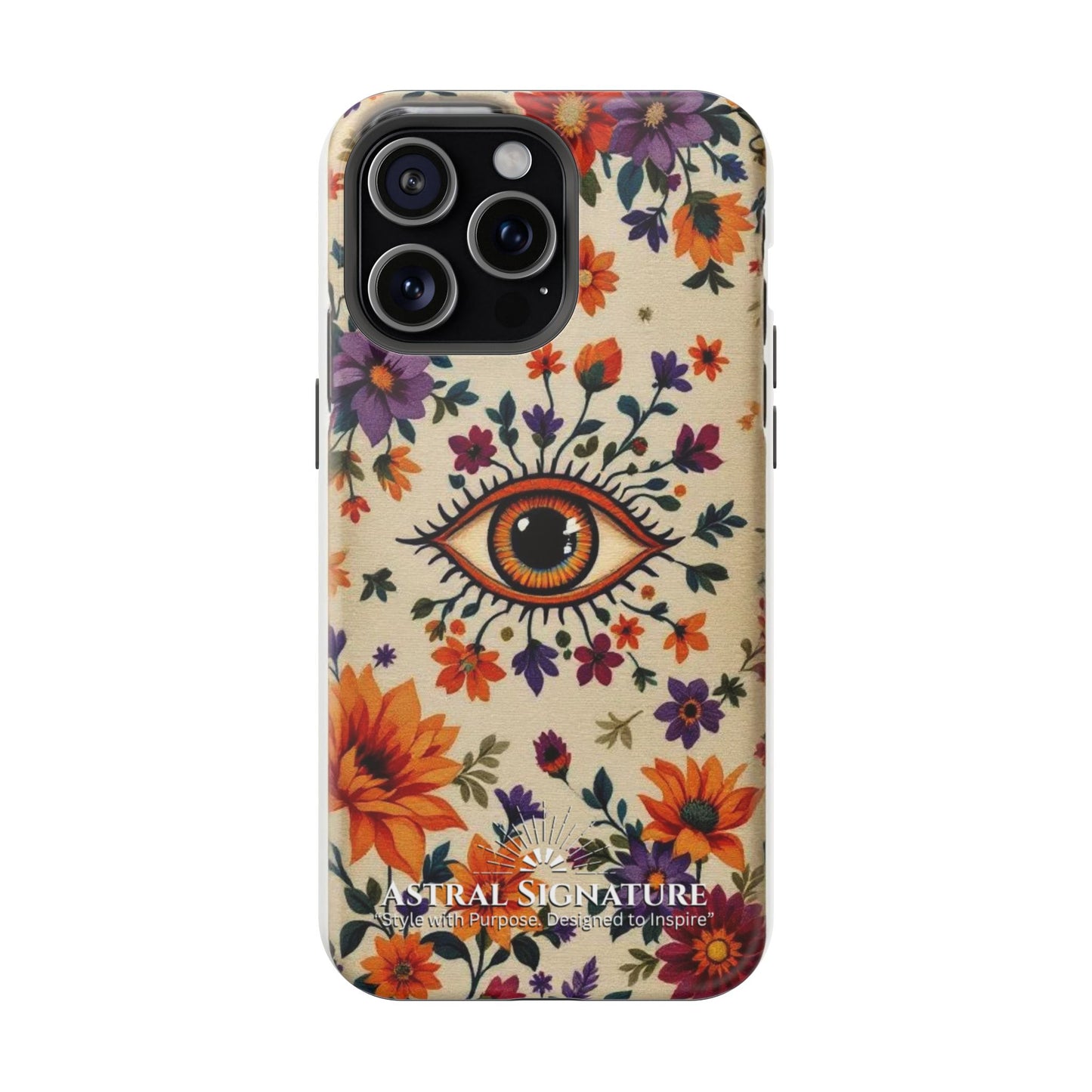 Phone Cases - Eye of God Symbol Impact-Resistant Case by Astral Signature