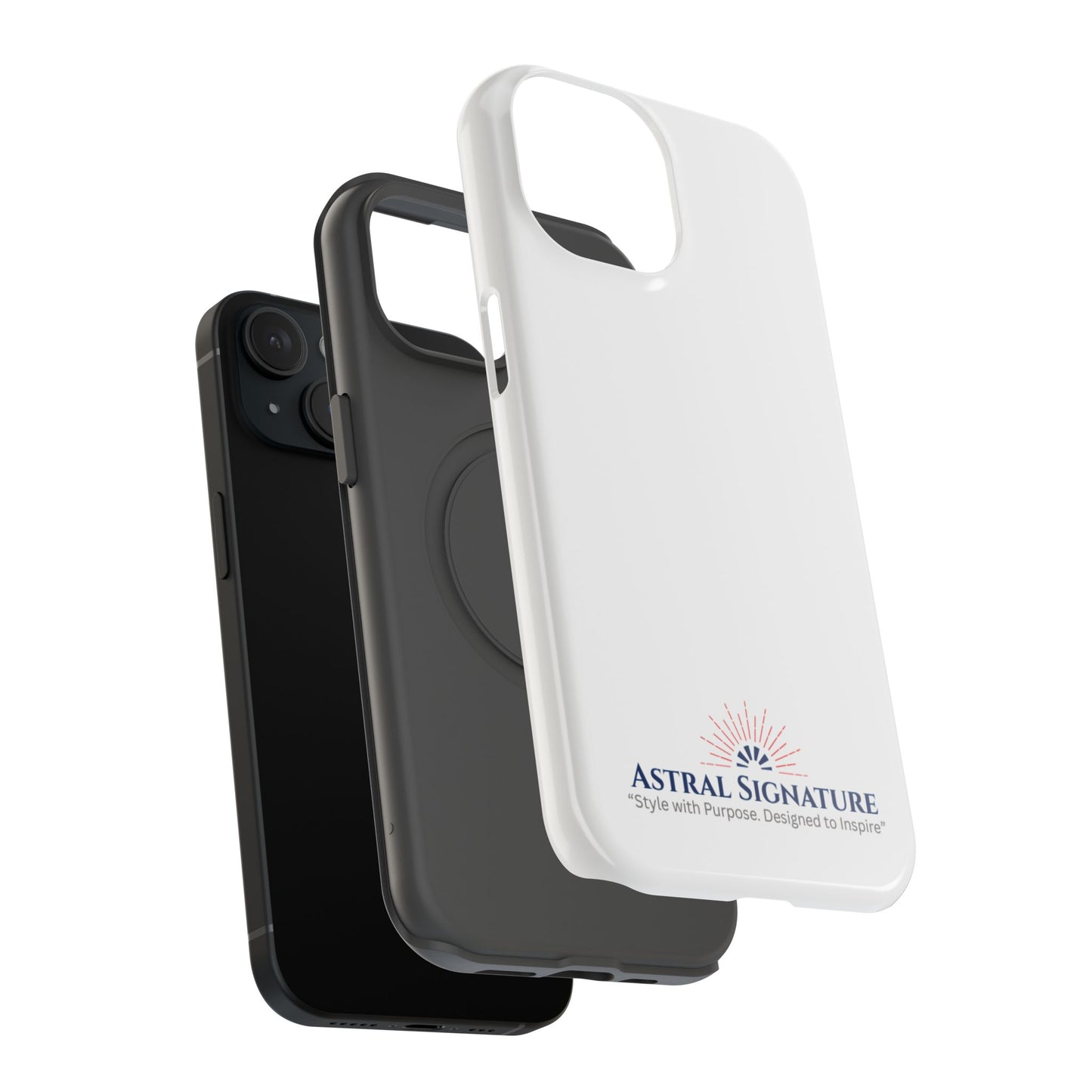 White Phone Case - Impact-Resistant White iPhone & Samsung Galaxy Case by Astral Signature