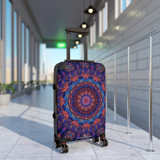Astral Signature Purple Mandala Travel Suitcase