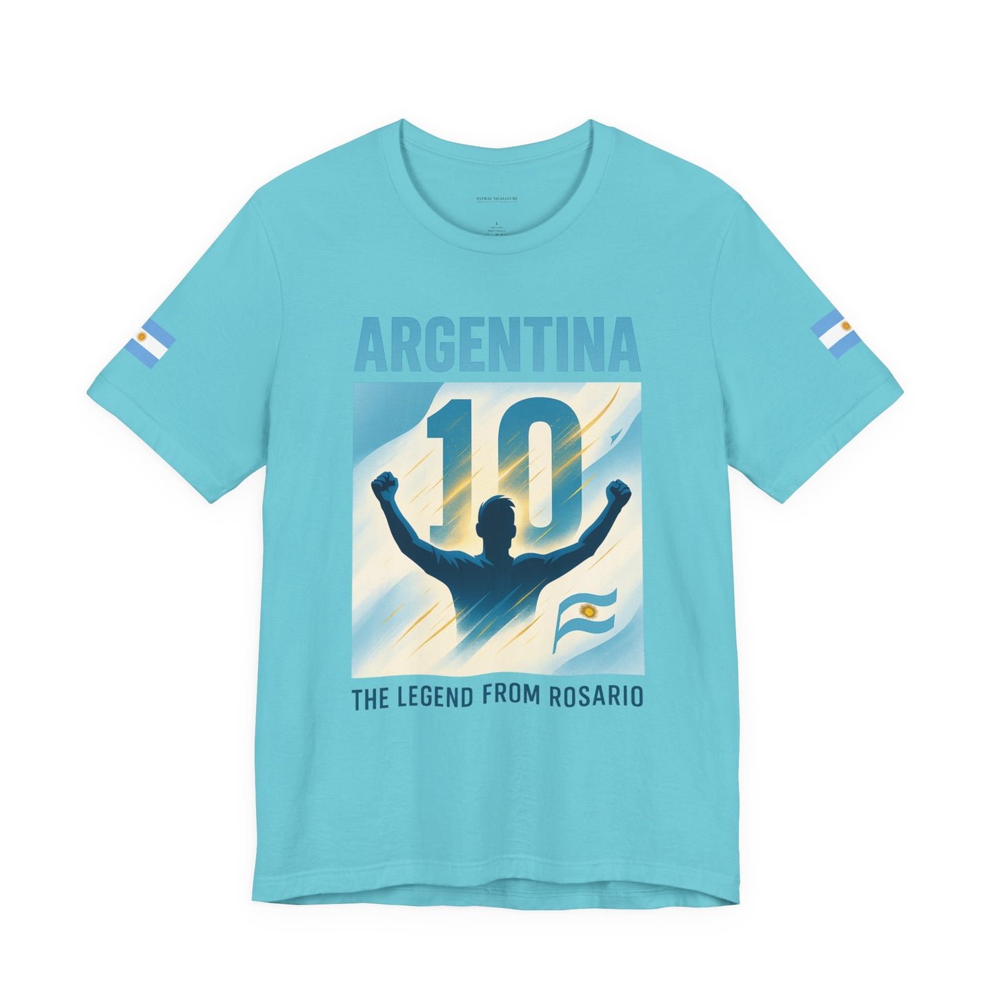 Argentina Legend from Rosario Team Tee - Casual Fashion T-Shirt, USA World Cup 2026 Limited Edition