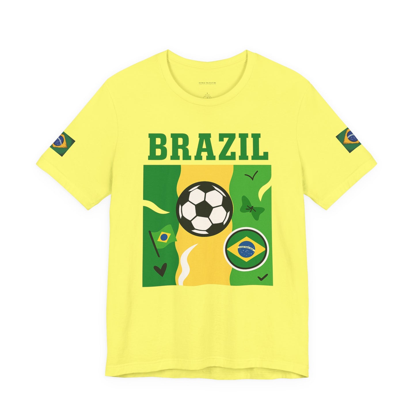 Casual Fashion T-Shirt - GO BRAZIL Team Tee - USA World Cup 2026 Limited Edition