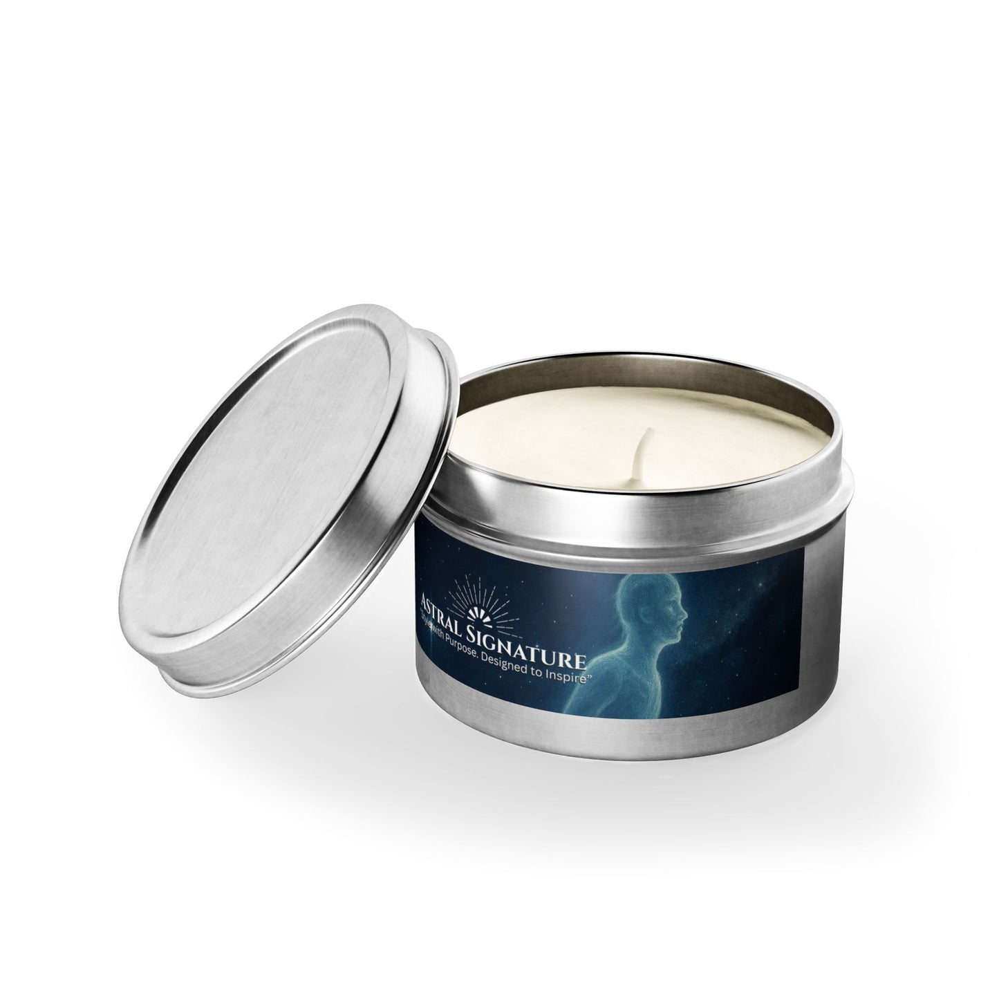 Eco-Friendly Aromatherapy Tin Candles , Relaxation Decor, Gift for Meditation, Birthday, Home Fragrance by Astral Signature