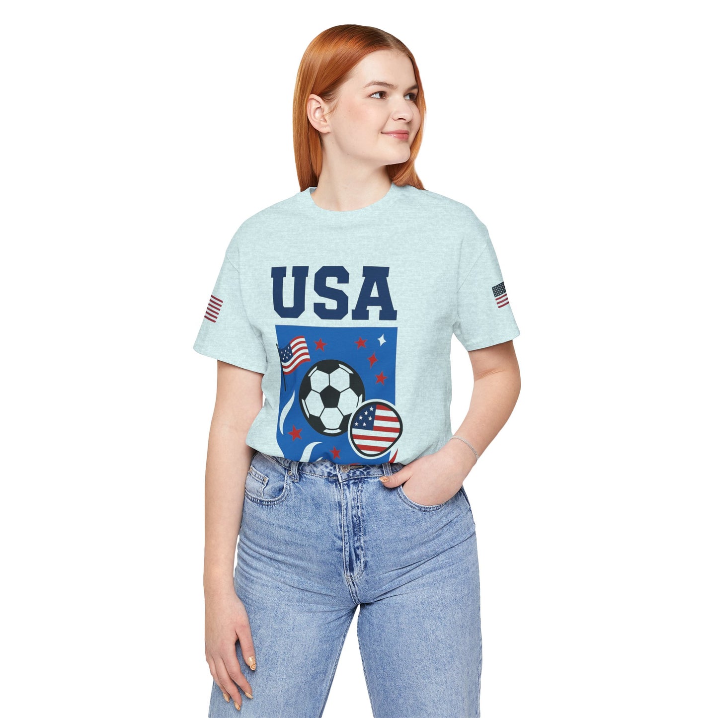 Casual Fashion T-Shirt - GO USA Team Tee, World Cup 2026 Limited Edition