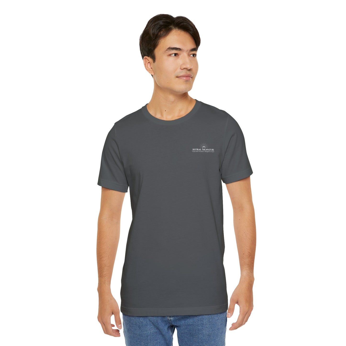 Astral Signature Tee, Unisex T-shirt in darker Colors, Gift for Friends, by Astral Signature