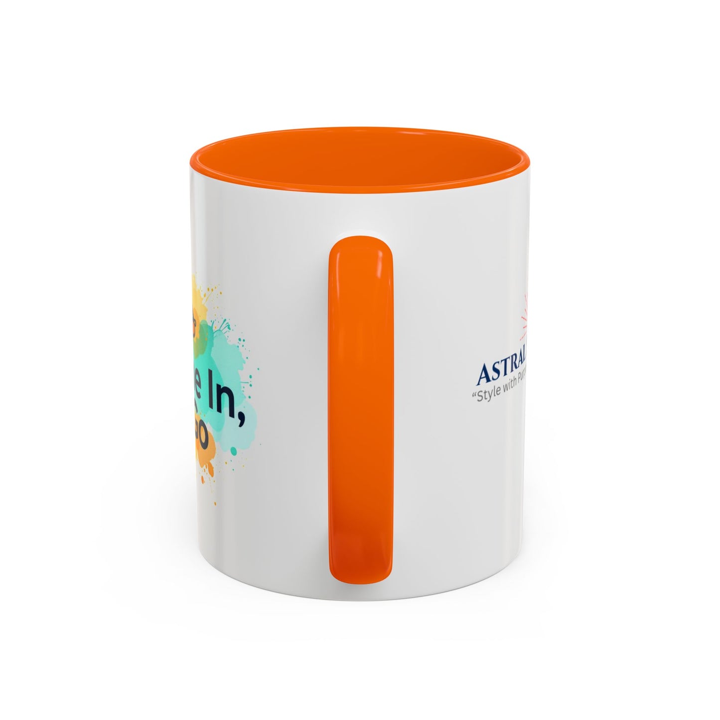 Breathe in and Let go Motivational and Inspirational Coffee Mug by Astral Signature