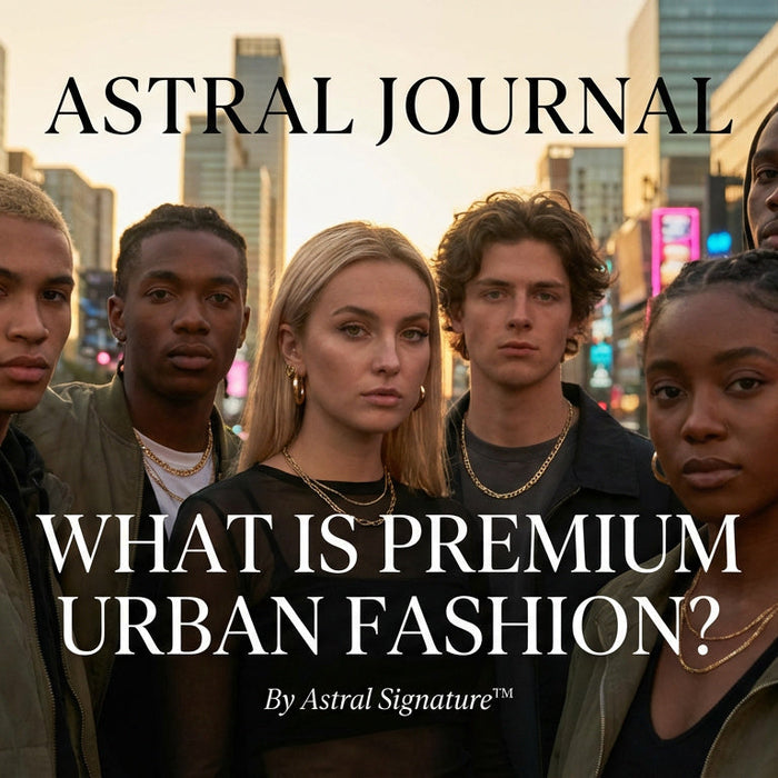 Premium urban fashion style showcasing modern streetwear aesthetic