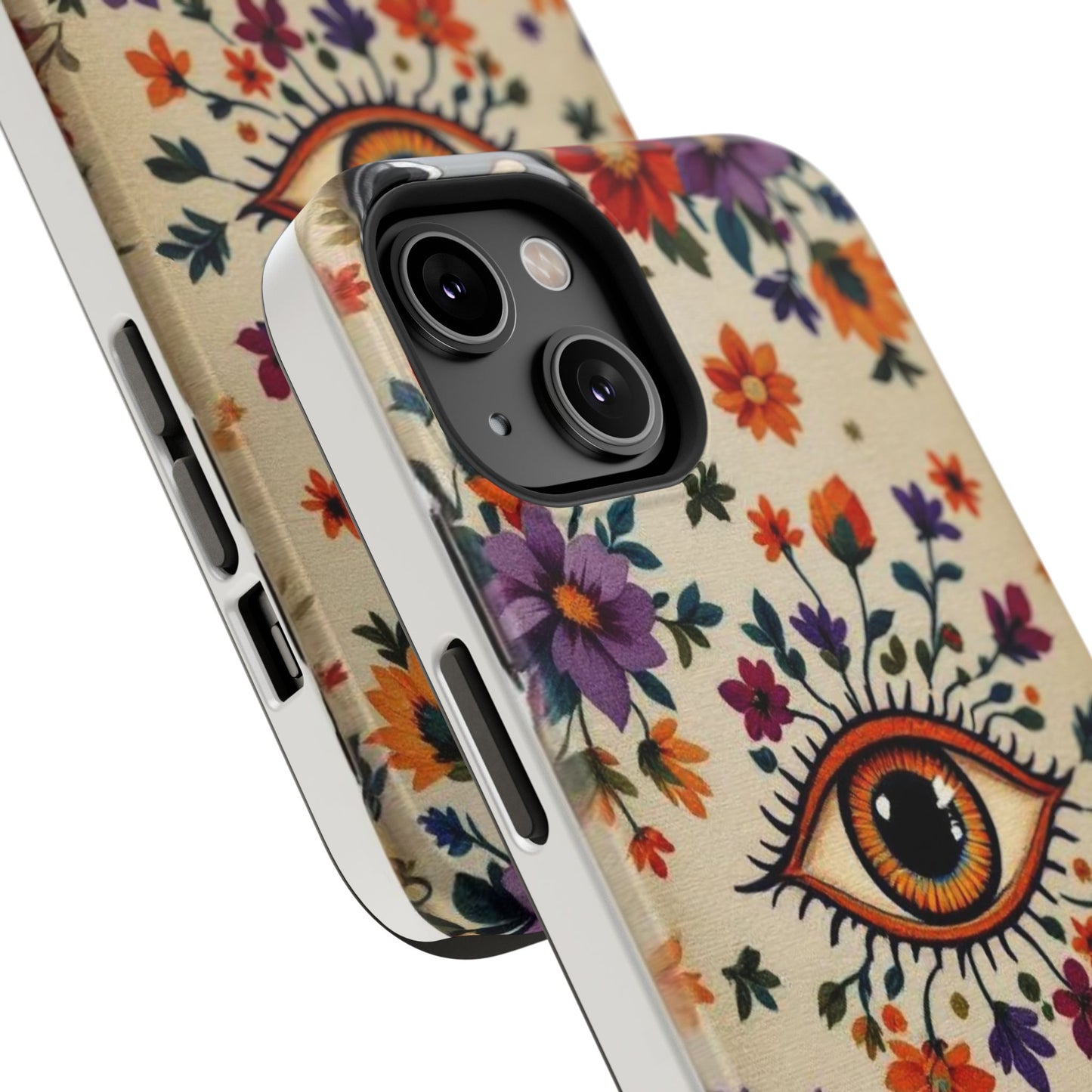 Phone Cases - Eye of God Symbol Impact-Resistant Case by Astral Signature