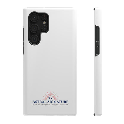 White Phone Case - Impact-Resistant White iPhone & Samsung Galaxy Case by Astral Signature