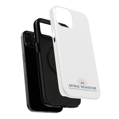 White Phone Case - Impact-Resistant White iPhone & Samsung Galaxy Case by Astral Signature