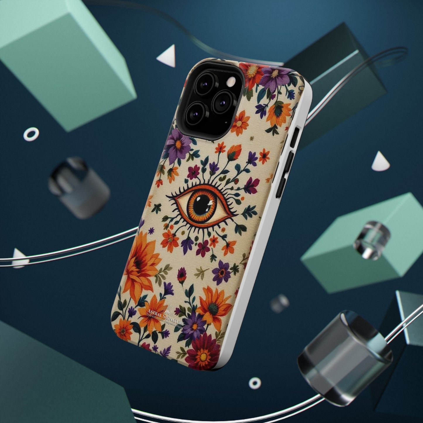 Phone Cases - Eye of God Symbol Impact-Resistant Case by Astral Signature
