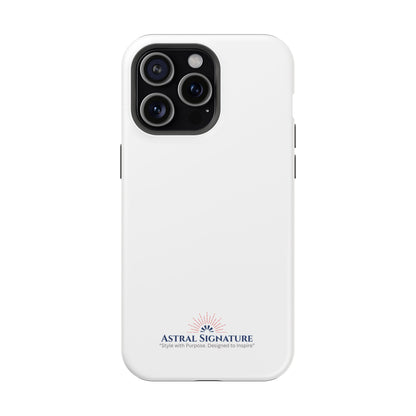 White Phone Case - Impact-Resistant White iPhone & Samsung Galaxy Case by Astral Signature