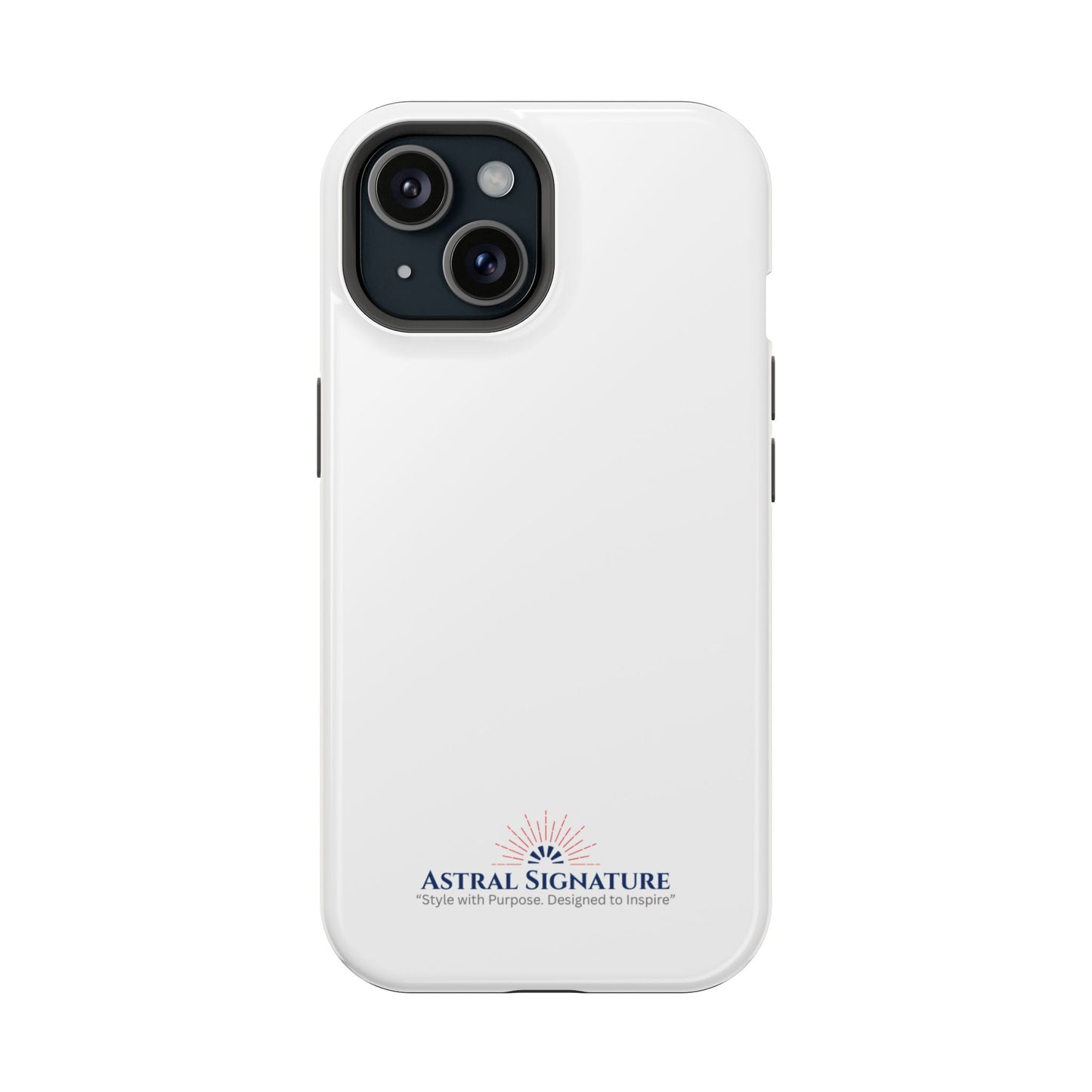 White Phone Case - Impact-Resistant White iPhone & Samsung Galaxy Case by Astral Signature