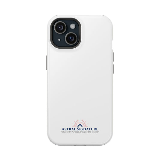 White Phone Case - Impact-Resistant White iPhone & Samsung Galaxy Case by Astral Signature