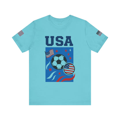 Casual Fashion T-Shirt - GO USA Team Tee, World Cup 2026 Limited Edition
