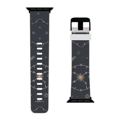 Cosmic Bohemian Apple Watch Band — Astral Signature Pattern