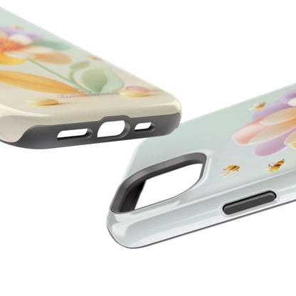 Phone Case Impact-Resistant, Calming 3D Flower Phone Case Impact-Resistant Case for Kids and Adults - Astral Signature