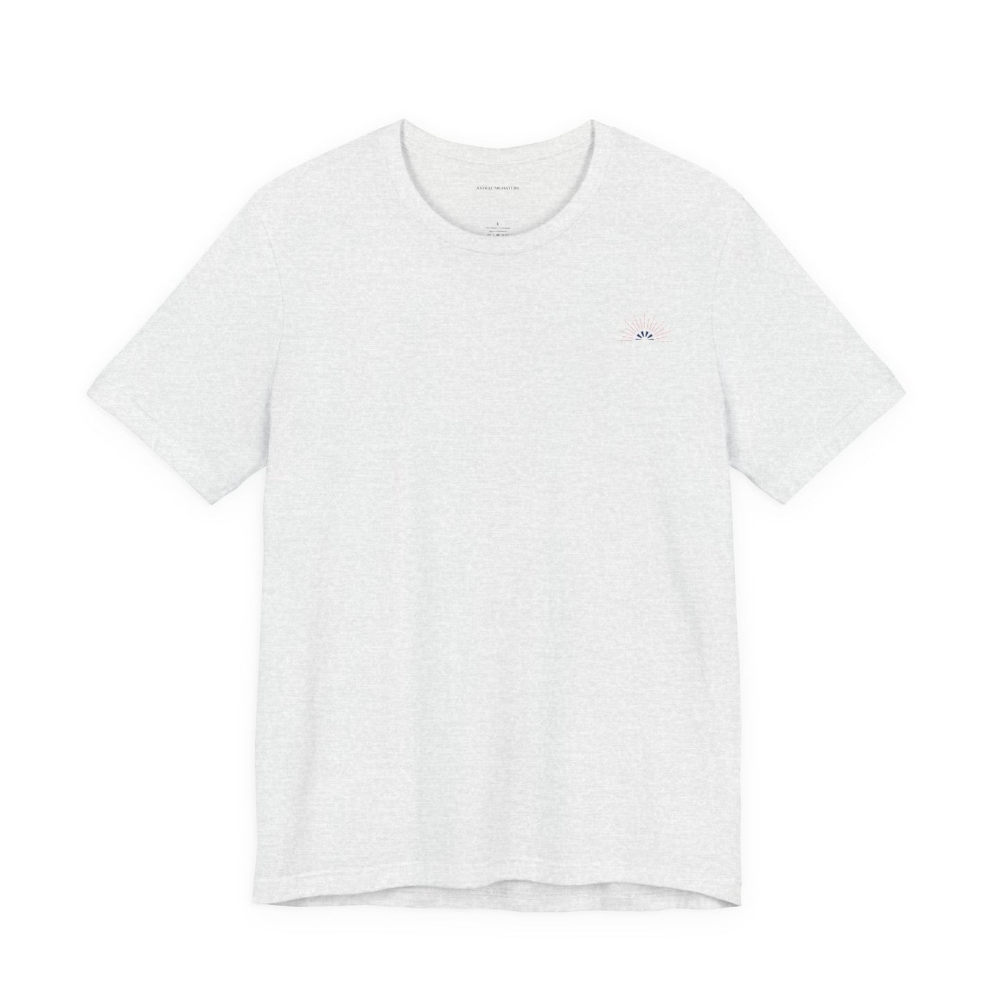 Camiseta Signature: cómoda camiseta unisex para relajarse con colores claros - de Astral Signature