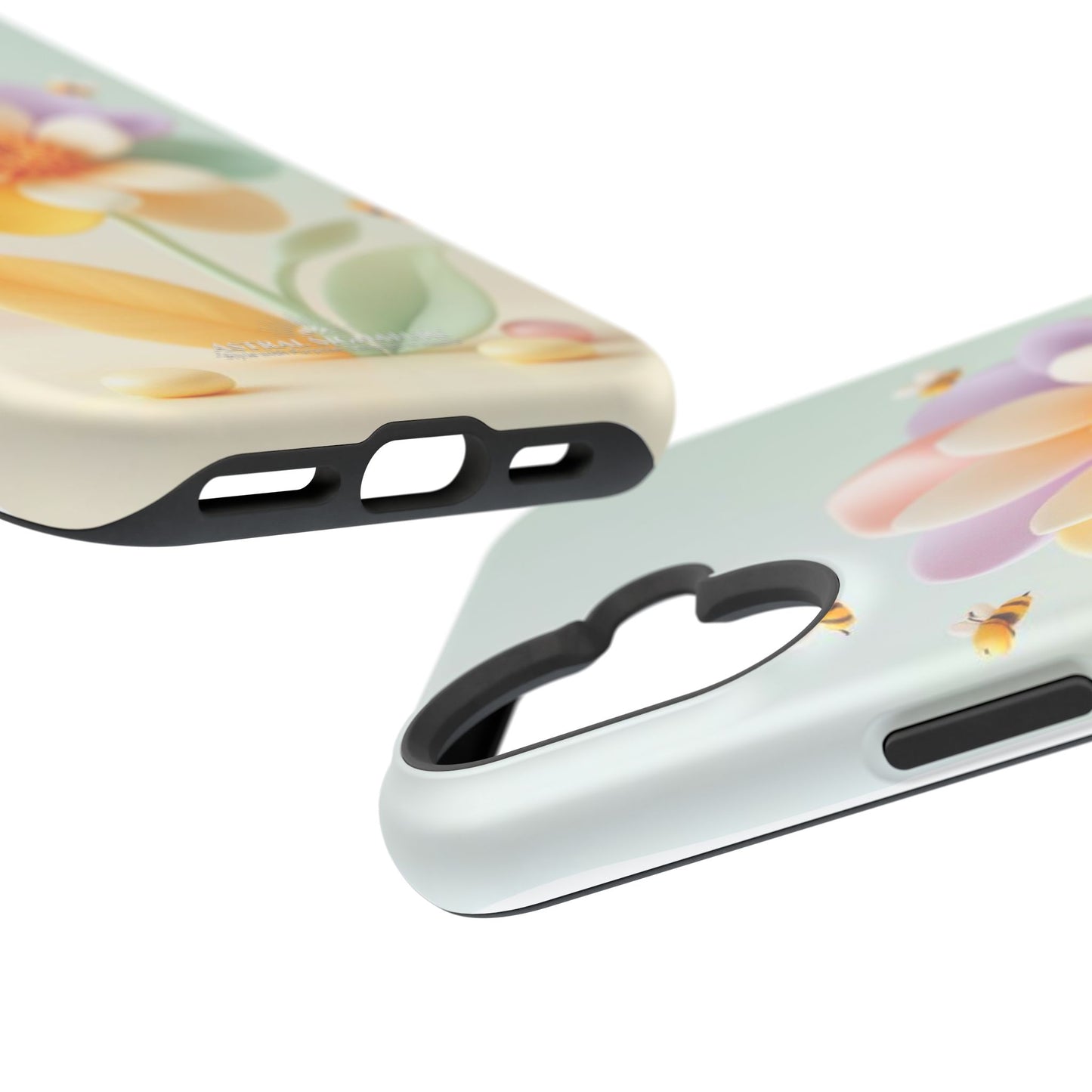 Phone Case Impact-Resistant, Calming 3D Flower Phone Case Impact-Resistant Case for Kids and Adults - Astral Signature