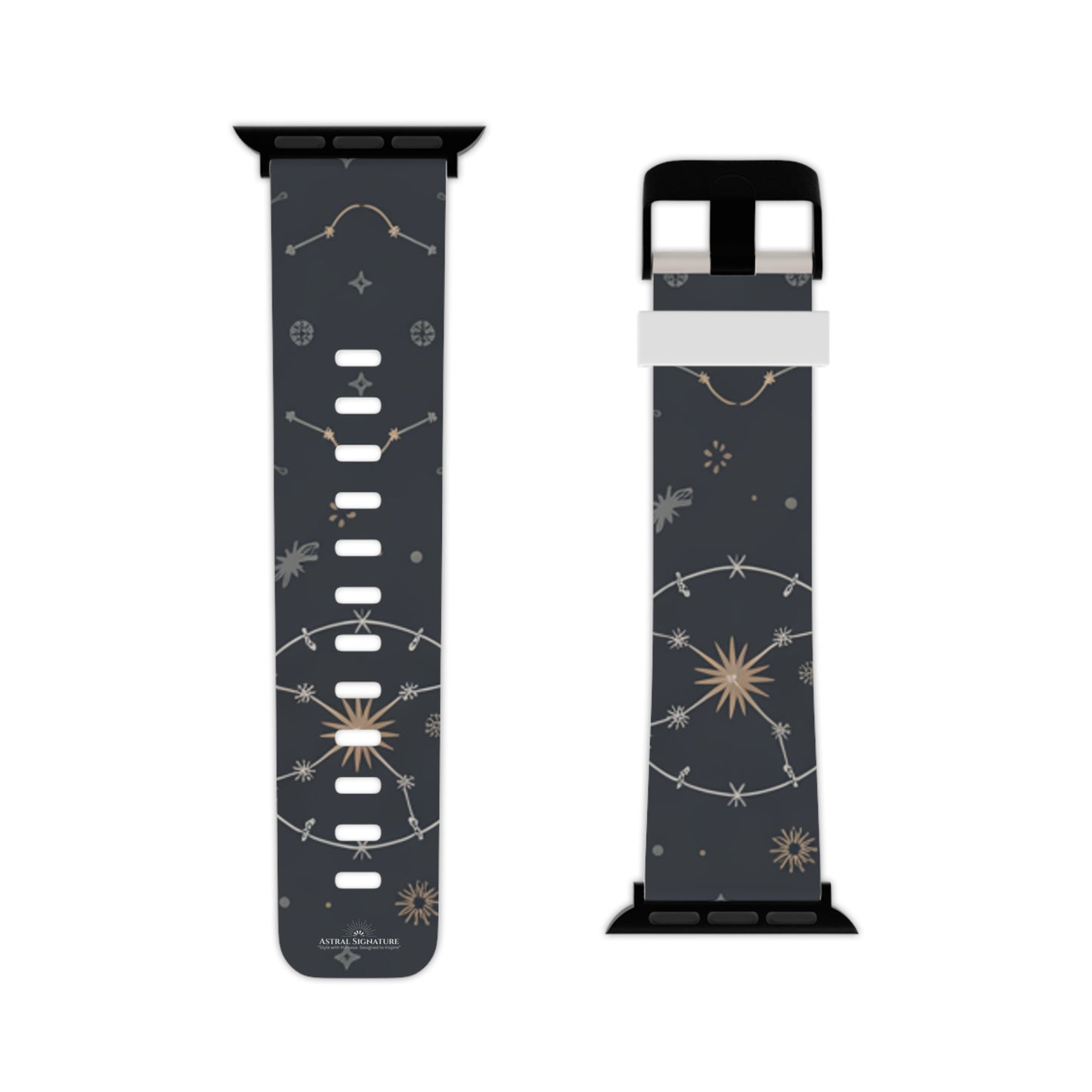 Cosmic Bohemian Apple Watch Band — Astral Signature Pattern