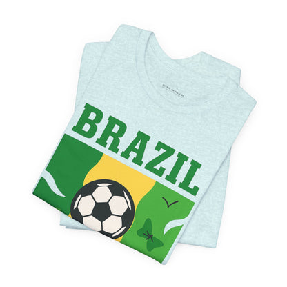 Casual Fashion T-Shirt - GO BRAZIL Team Tee - USA World Cup 2026 Limited Edition