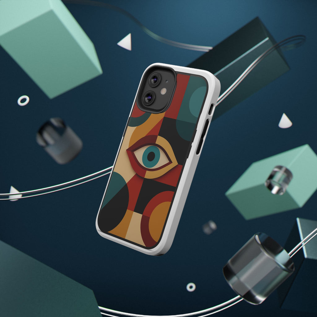 User showcasing an Astral Signature Spiritual Symbol Phone Case that combines style and protection.