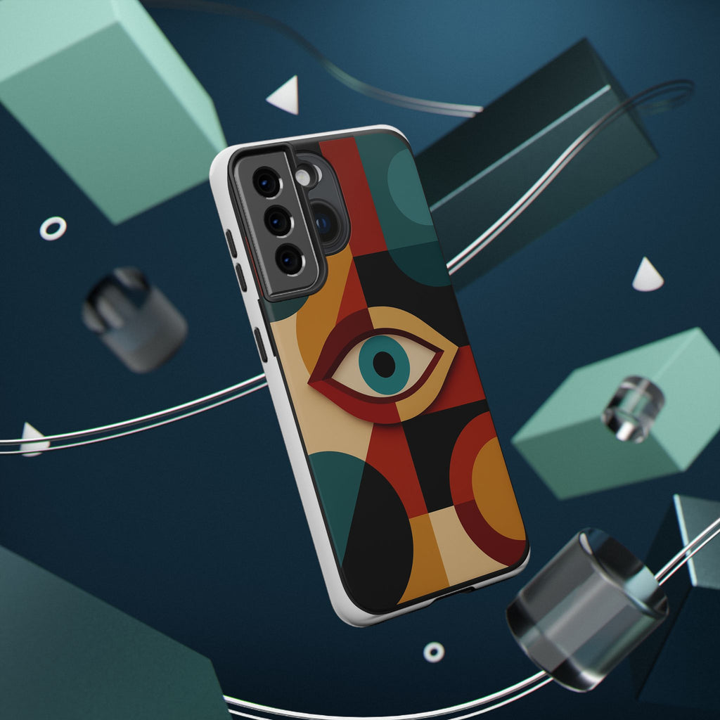 Engaging view of an Astral Signature Spiritual Symbol Phone Case reflecting cosmic style.