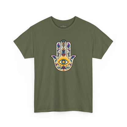 Hamsa Protective Symbol Tee - Astral Signature