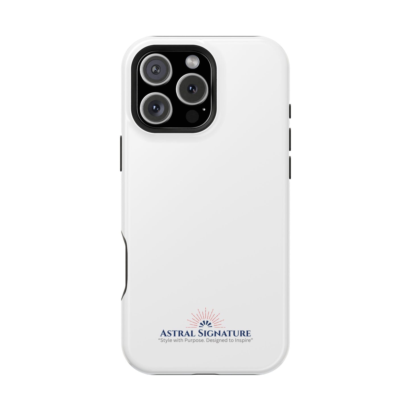 White Phone Case - Impact-Resistant White iPhone & Samsung Galaxy Case by Astral Signature