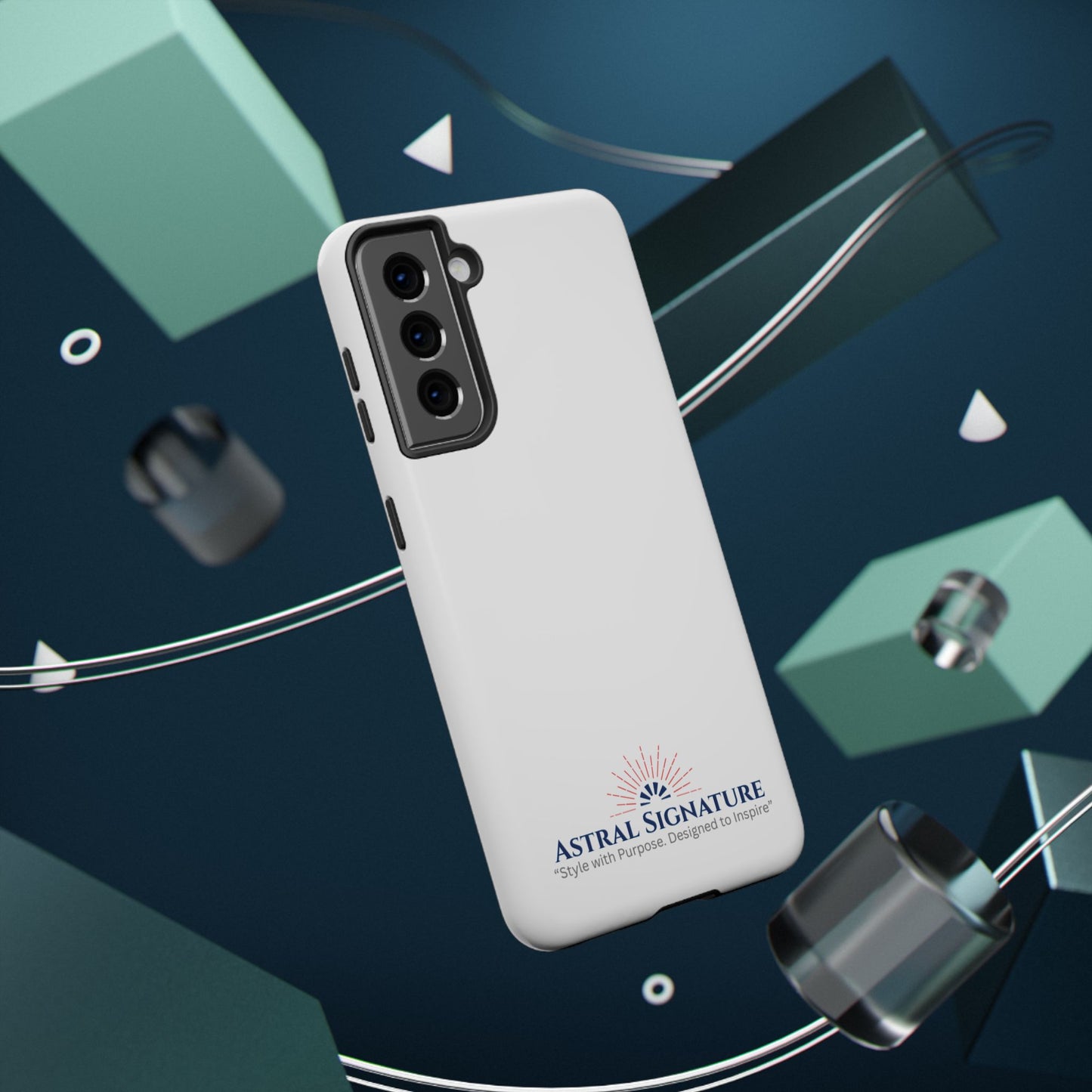White Phone Case - Impact-Resistant White iPhone & Samsung Galaxy Case by Astral Signature
