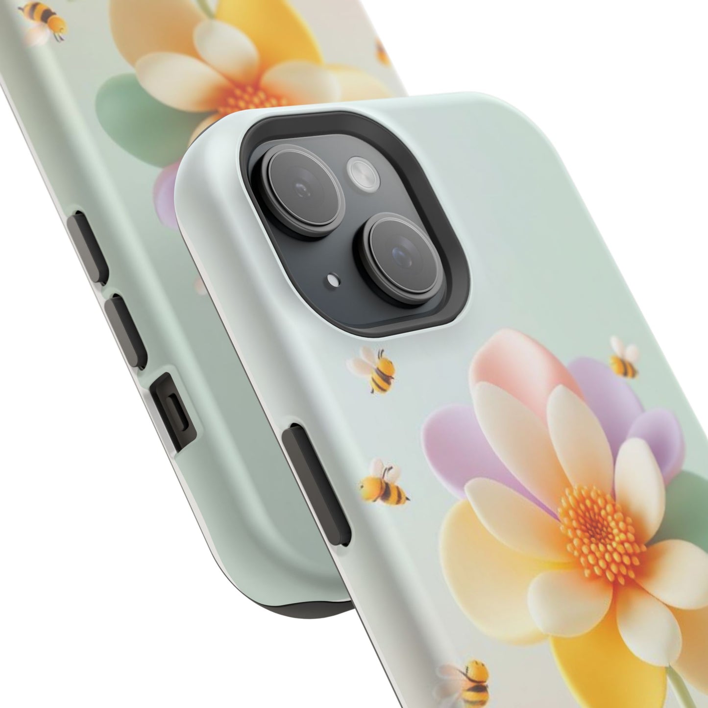 Phone Case Impact-Resistant, Calming 3D Flower Phone Case Impact-Resistant Case for Kids and Adults - Astral Signature