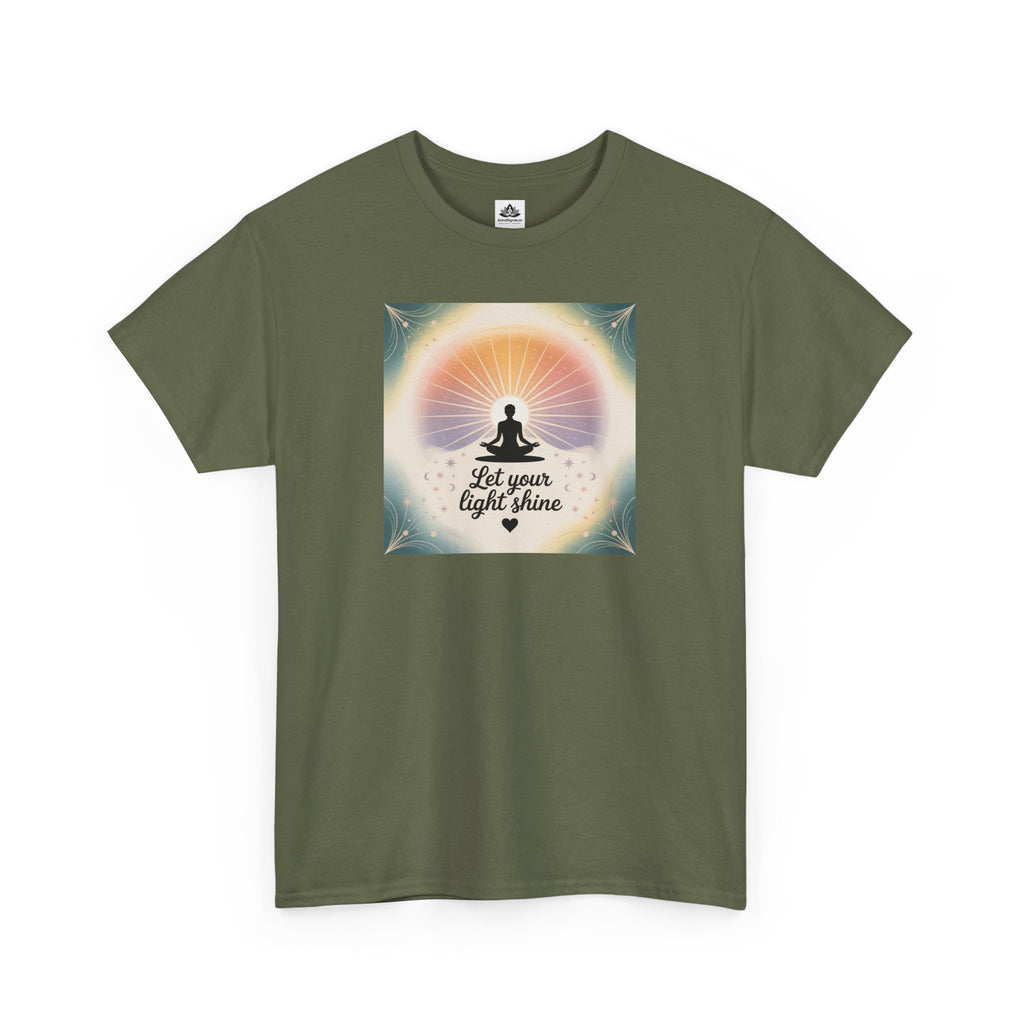 Motivational Unisex Tee: Let Your Light Shine Collection by Quetal Travel ASTRAL