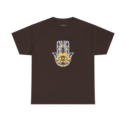 Hamsa Protective Symbol Tee - Astral Signature