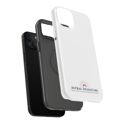 White Phone Case - Impact-Resistant White iPhone & Samsung Galaxy Case by Astral Signature