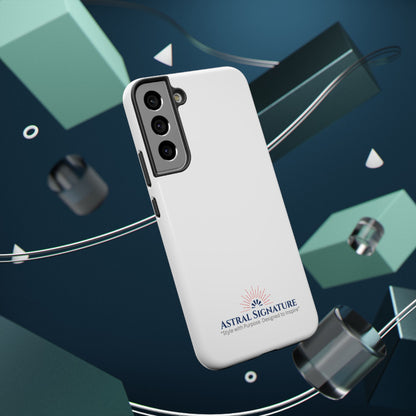 White Phone Case - Impact-Resistant White iPhone & Samsung Galaxy Case by Astral Signature