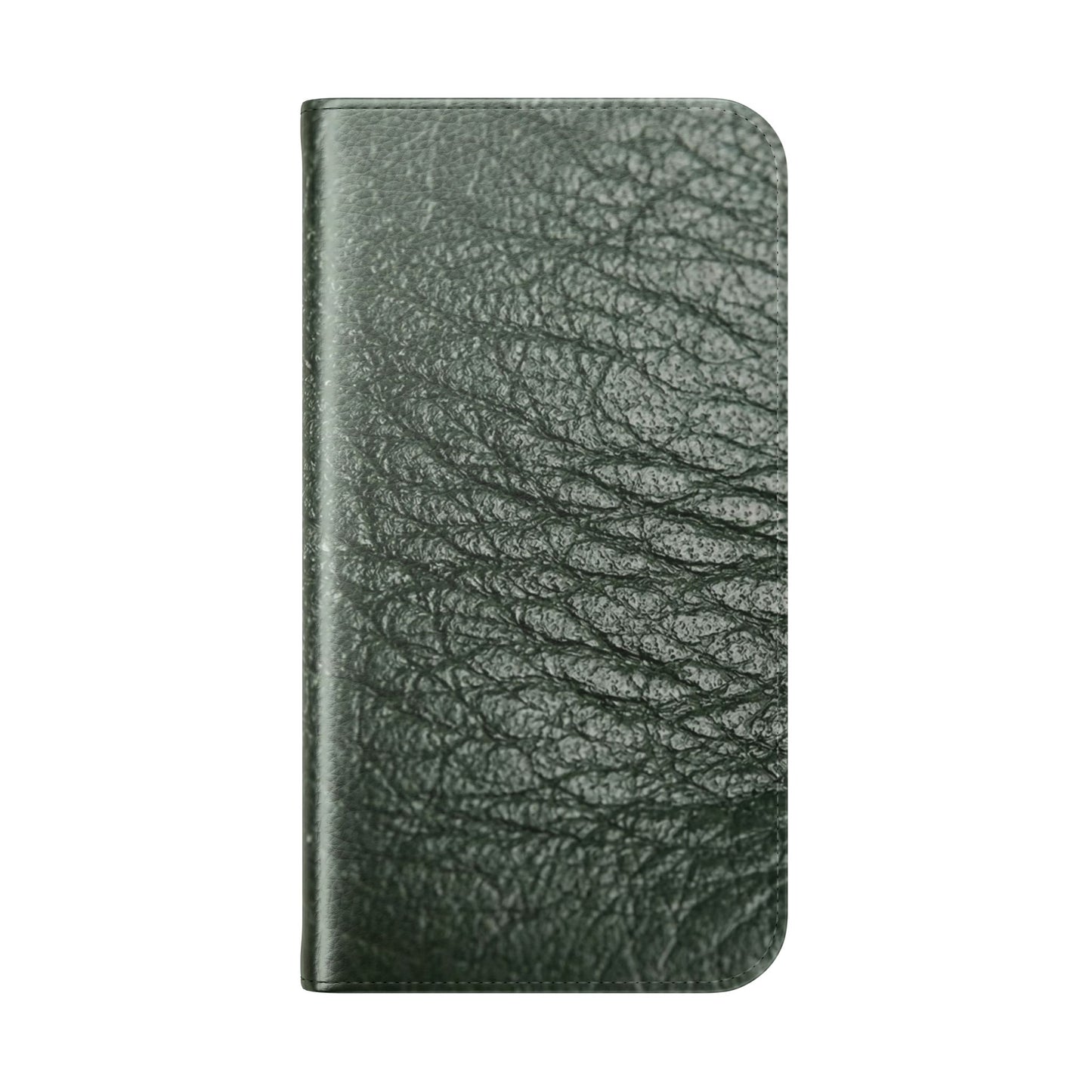 iPhone 16 Series  — Green Vintage Leather Flip Case | Astral Signature™ Edit