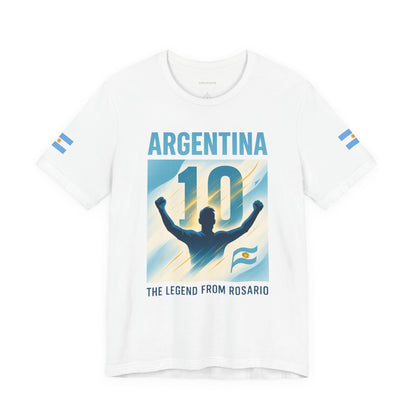 Argentina Legend from Rosario Team Tee - Casual Fashion T-Shirt, USA World Cup 2026 Limited Edition