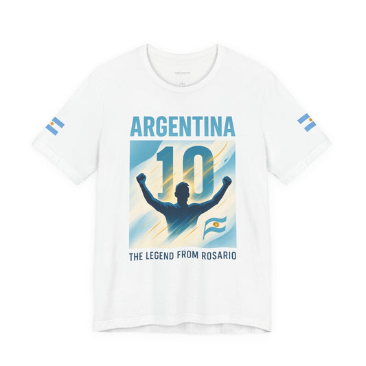 Argentina Legend from Rosario Team Tee - Casual Fashion T-Shirt, USA World Cup 2026 Limited Edition